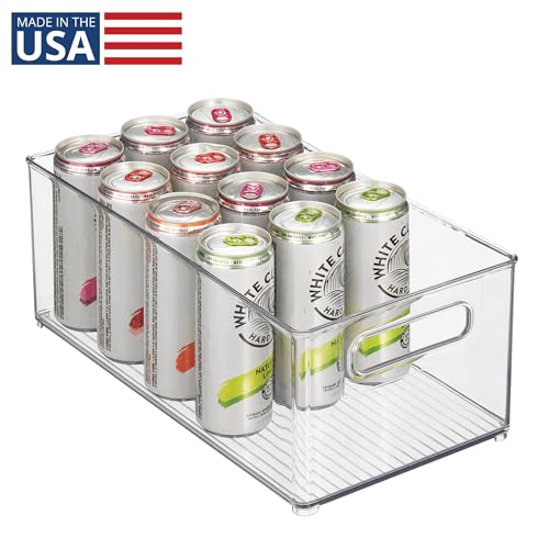 iDesign Kitchen Binz Stackable Organizer, 8" x 6" x 14.5", Clear