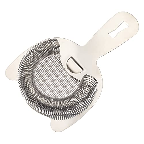 Barfly Fine Mesh Spring Strainer, Stainless Steel
