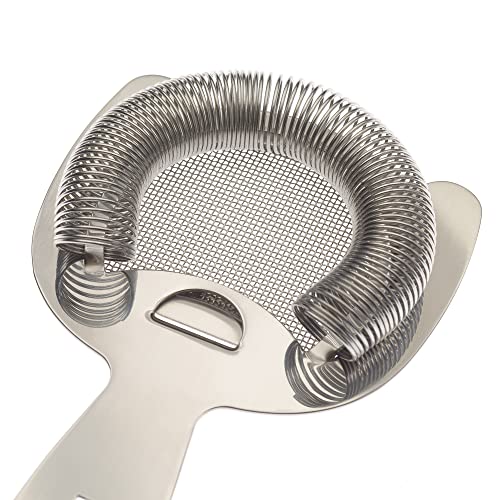 Barfly Fine Mesh Spring Strainer, Stainless Steel