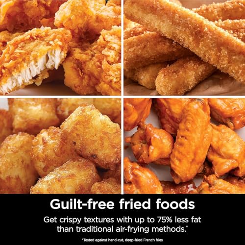 Ninja AF181 Air Fryer Pro XL 6in1 6.5Q Max Crisp Technology Nonstick Basket (Renewed) Bundle with 2 YR CPS Enhanced Protection Pack