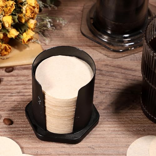 600Pcs Unbleached Coffee Filters Compatible with aeropress, 64 mm