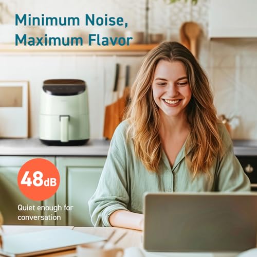 Cosori Lite 2.1 Qt Small Air Fryer, Max 400°F, 4-in-1, 97% less oil, Green