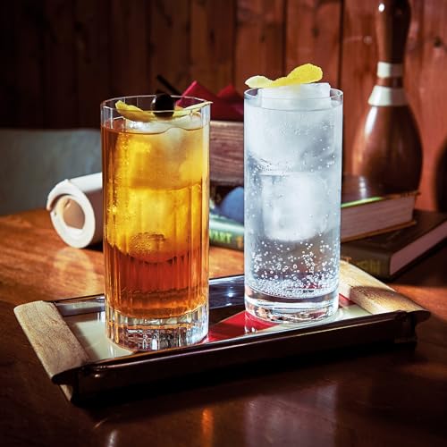 Luigi Bormioli Classico Highball Glasses - Clear, Set of 4