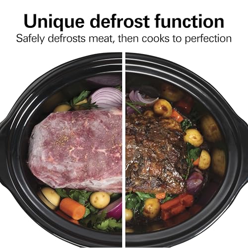 Hamilton Beach Portable Ready, Set, Dinner 6 Quart Programmable Slow Cooker