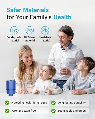 AQUA CREST Faucet Filter Replacement for All PUR®Plus Water Filter Replacement, PUR® Filter Replacement RF-9999®, NSF 42 Certified, 9-Month, 900-Gallon, 3 Pack