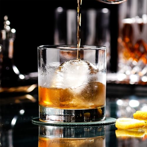 SUN GKOTTA 24PCS Old Fashioned Glass Set Bulk,10OZ Drinking Glasses,Heavy Base Rocks Glasses Set, Elegant Whiskey Glasses Bulk for Bourbon, water,Coffee,Cocktails and More