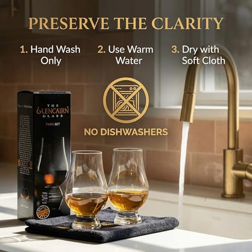 GLENCAIRN Whiskey Glass, Gift Set of 2 in Twin Carton