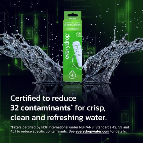 everydrop® by Whirlpool Ice and Water Refrigerator Filter 4, EDR4RXD1, Single-Pack