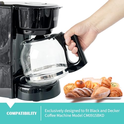 12-Cup Replacement Glass Coffee Carafe for Black and Decker Coffeemaker