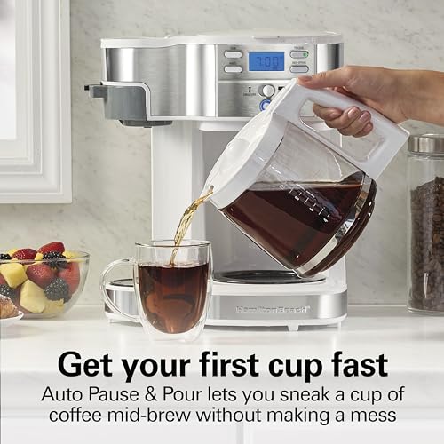 Hamilton Beach 2-Way Programmable Coffee Maker & Single Serve Coffee Maker