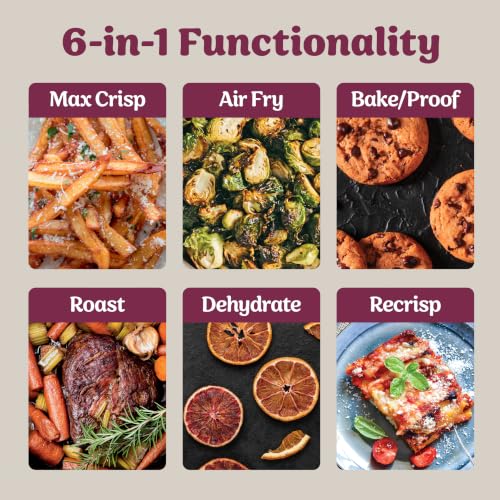 Ninja Crispi DualZone 6-in-1 Glass Air Fryer | With Nontoxic, 2x 4qt Containers & Lids | Microwave, Freezer, Dishwasher Safe | 450°F Max Temp | 1785 Watt | Rose Quartz | DD101PK1