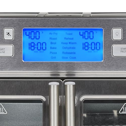 Emeril Lagasse Dual Zone 360 Air Fryer Oven Combo with French Door, 25 QT Extra Large, Cook Two Foods in Different Ways, Up to 60% Faster from Frozen to Finish