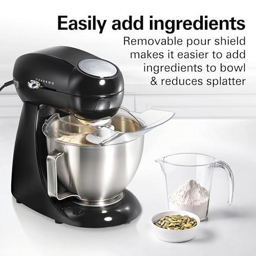 Hamilton Beach Die-Cast Metal Classic Electric Stand Mixer, 12 Speeds