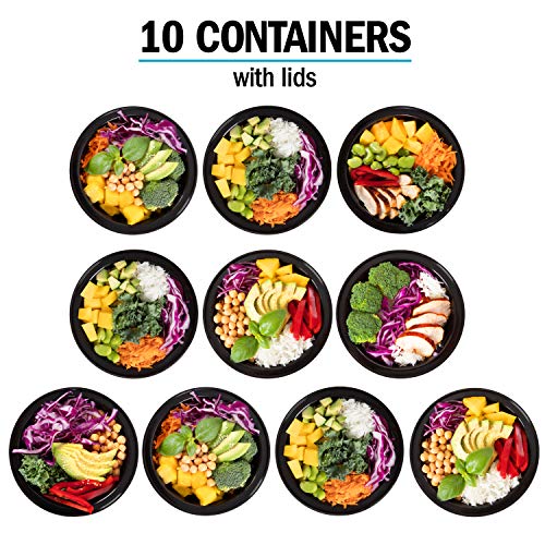 Igluu Meal Prep Containers Reusable (10 Pack) 1 Compartment – 28oz