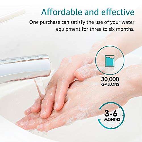 AQUA CREST AP110 Whole House Water Filter, Sediment Filter, 5 Micron, Replacement for 3M® Aqua-Pure AP110, Culligan® P5, APEC, GE FXUSC, Whirlpool®, Any 10" x 2.5" Home Water Filter, Pack of 6