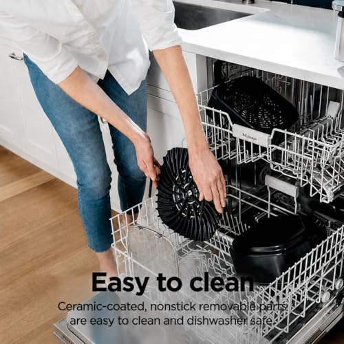 Ninja® Foodi™ Smart 5-in-1 Indoor Grill | With 4-Quart Air Fryer, Roast, Bake, Dehydrate, and Smart Cook System | Black | LG451BK