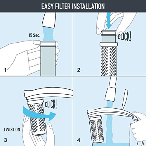 Brita Stream Replacement Water Filter for Stream Pitchers and Dispensers Only, WGA NSF/ANSI Certified, As-You-Pour Filtration, Removes Chlorine Taste & Odor, 3 Filters