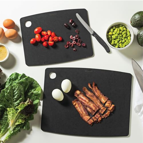Epicurean Kitchen Series 11.5" × 9" Cutting Board, Non-Toxic, Dishwasher Safe, Made in the USA, Slate
