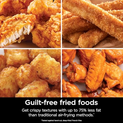 Ninja AF141 Air Fryer Pro 4in1 5QT Air Crisp Technology Nonstick Basket (Renewed) Bundle with 2 YR CPS Enhanced Protection Pack