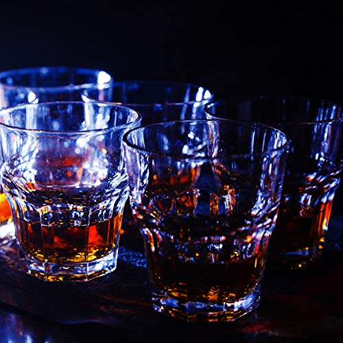 QAPPDA Shot Glass Set, Whiskey Shot Glasses,Heavy Base Shot Cups 4.5oz,Cocktail,Rocks Glasses,Mini Glass Cup For liqueur,Double Side Cordial Glasses,Tequila Vodka Cups Set Of 20