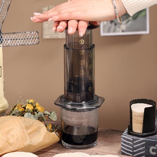 600Pcs Unbleached Coffee Filters Compatible with aeropress, 64 mm