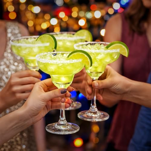 Almagic Margarita Glasses Set of 4-10 FL OZ / 300 ML