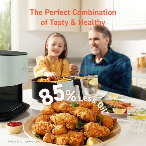 Cosori Air Fryer Pro LE 5 Qt with 20PCS Paper Liners, 9 Functions, Green