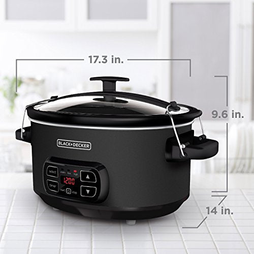 BLACK+DECKER 7-Quart Chalkboard Slow Cooker