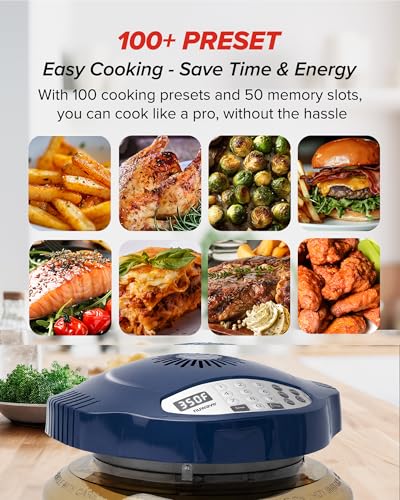 Nuwave Pro Plus 2 Air Fryer Oven, Infrared Countertop Convection, No Defrost No Preheat, Triple Combo Heating, 10-in-1 Multicooker, PFAS & BPA Free, 10LB Capacity, Dishwasher Safe Parts, 20660V03U