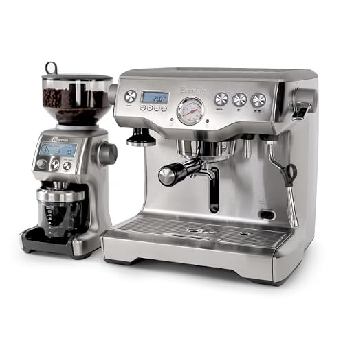 Breville Dynamic Duo Dual Boiler Espresso Machine and Smart Grinder Pro Package, Stainless Steel - BEP920BSS