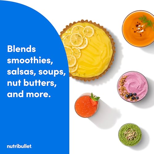 nutribullet SmartSense Blender Combo, 1400W, 64oz Pitcher, 32oz & 24oz Cups, 5-Speed, Smoothies, Ice and Frozen Fruit, Nut Milk, Soup, Gunmetal Gray, NBF50700