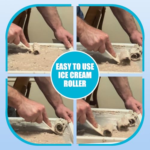 Extra Large Rolled Ice Cream Maker (14"x10") - Make Instant IceCream w/the Family - Manual Roll Your Own IceCream - Roll Ice Cream Tray