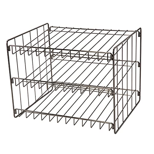 Kitchen Details 3 Tier Can Organizer | Canned Food Storage Rack | Kitchen Cabinet and Pantry Organization | Holds 36 Cans | Space Saving | Onyx