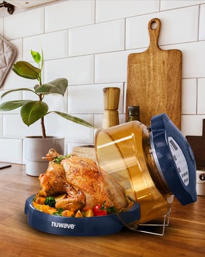 Nuwave Pro Plus 2 Air Fryer Oven, Infrared Countertop Convection, No Defrost No Preheat, Triple Combo Heating, 10-in-1 Multicooker, PFAS & BPA Free, 10LB Capacity, Dishwasher Safe Parts, 20660V03U