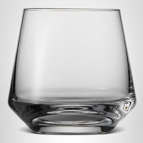 ZWIESEL GLAS Pure 10 oz. Whisky Glass (Set of 6), Small Old Fashioned Cocktail Gasses for Whiskey, Dishwasher-Safe Tritan Crystal Glasses, Made in Germany