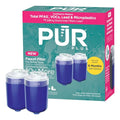PUR PLUS Faucet Mount Replacement Water Filter 2-Pack, Genuine PUR Filter, 3-in-1 Powerful, Natural Mineral Filtration, Lead Removal, 6-Month Value, Blue (RF99992)