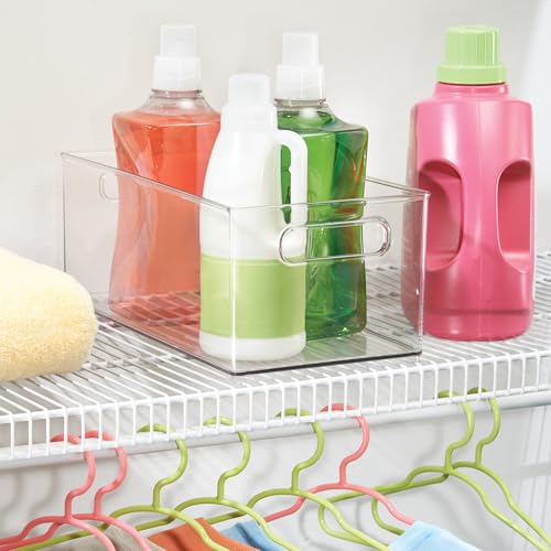 iDesign Kitchen Binz Stackable Organizer, 8" x 6" x 14.5", Clear