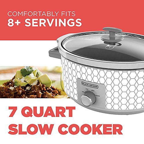 Black+Decker 7 Quart Dial Control Slow Cooker