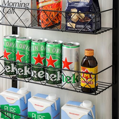 6 Layer Over the Door Pantry Organizer - Space-Saving Storage Rack, Steel Construction - Ideal for Kitchen, Bathroom, or Closet Organization - My Kitchen Products