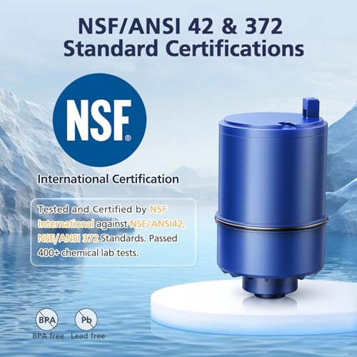6 Pack Water Filter Replacement Compatible with All PUR®, PUR®PLUS Faucet Filtrat-ion Systems, RF-9999® Faucet Water Filter, High Efficiency Filtration and 18-Month Value, NSF Certified, Blue - My Kitchen Products