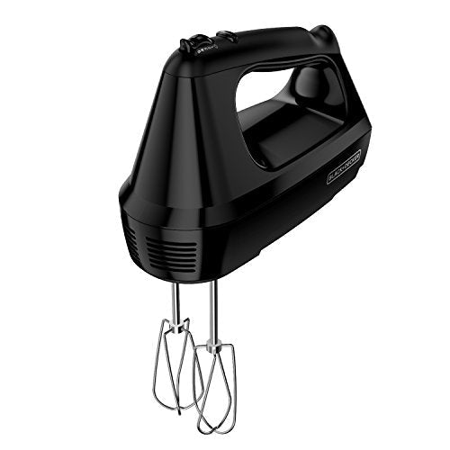6-Speed Easy Storage Hand Mixer with 5 Attachments & Storage Case, Black - My Kitchen Products