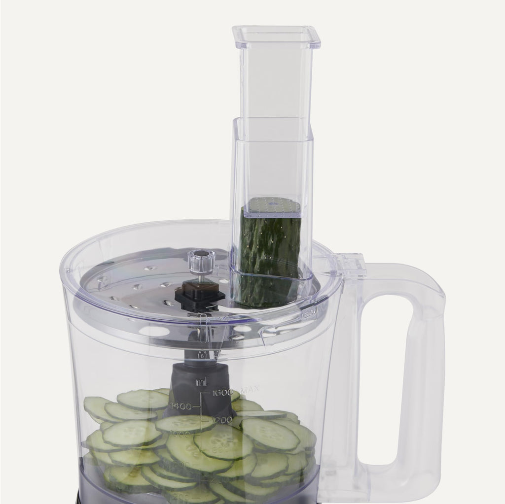 Amazon Basics Food Processor and Vegetable Chopper with 10 Cup Bowl, 2-Speed, 500 Watt Motor, Pulse Function, Dishwasher Safe Parts, Black