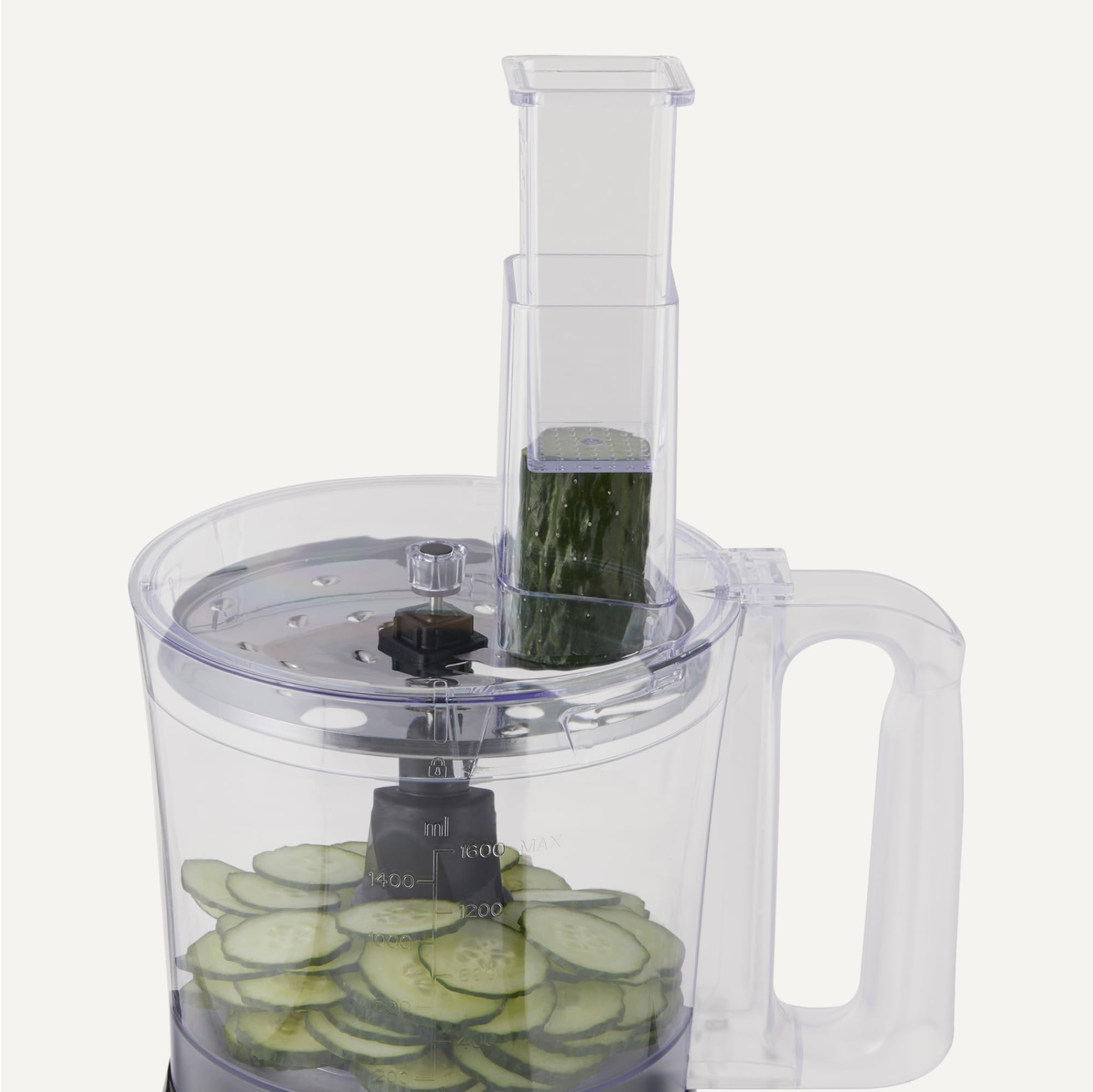 Amazon Basics Food Processor and Vegetable Chopper with 10 Cup Bowl, 2-Speed, 500 Watt Motor, Pulse Function, Dishwasher Safe Parts, Black