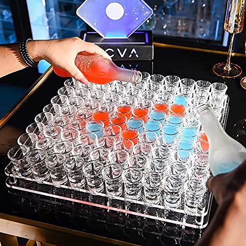 Aoeoe 40 Pack Shot Glass Bulk Set with Heavy Base, 1.5 Ounce Whiskey Shot Glasses, Clear Shot Glasses Set, Round Shot Glass Bulk, Small Shot Cups for Vodka, Whiskey, Tequila, Espresso, Liquor