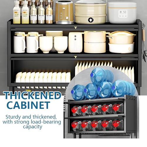 HQPMTGT Over The Sink Dish Drying Rack, Piano Lacquer, Thickened Steel Pipe, Over Sink Dish Drying Rack, Over Sink Rack, for Dishes, Glasses, Bowls, Cutlery Black 25.59in (Small)