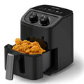 OSTBA 4.5QT Air Fryer, LED Touch Screen, 6 Presets, Fast Oil-Free Cooking, Adjustable Temp & Timer, Dishwasher Safe Nonstick Basket, Compact Family Size
