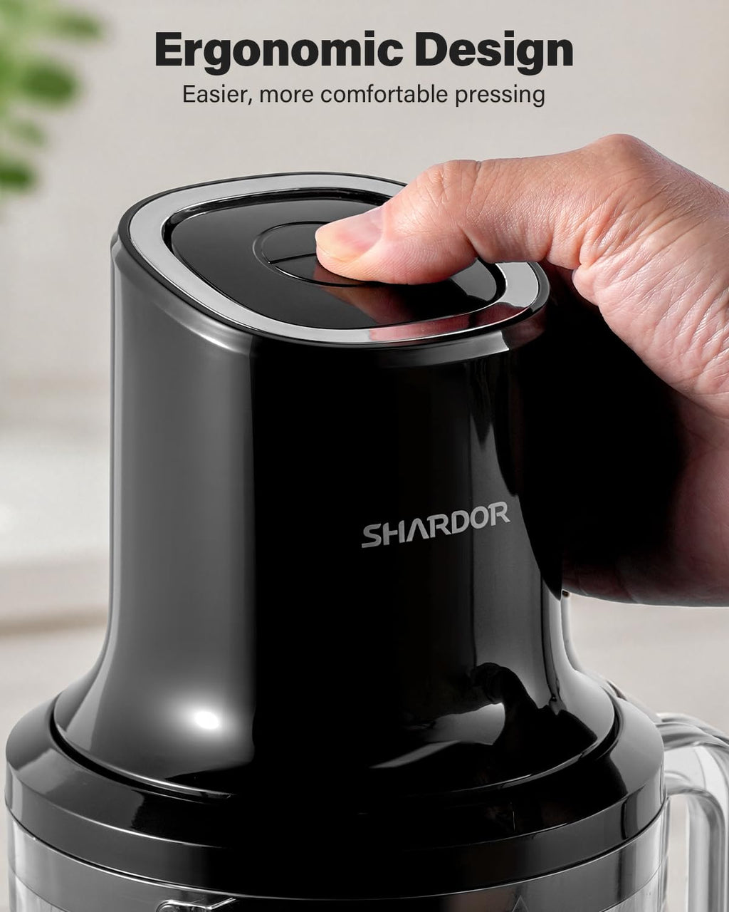 SHARDOR 3-in-1 Small Food Processor/Blender, 400W Powerful Food Chopper with 6-Cup Jar, 4-Cup Processor Bowl & 2-Cup Chopper Bowl, for Food Prep, Smoothies and Milkshakes