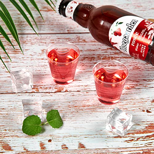 JOLLY CHEF 1000 Plastic Shot Glasses-1.5 oz Disposable Cups-1.5 Ounce Plastic Shot Cups for Weddings Halloween, Thanksgiving, Christmas Party
