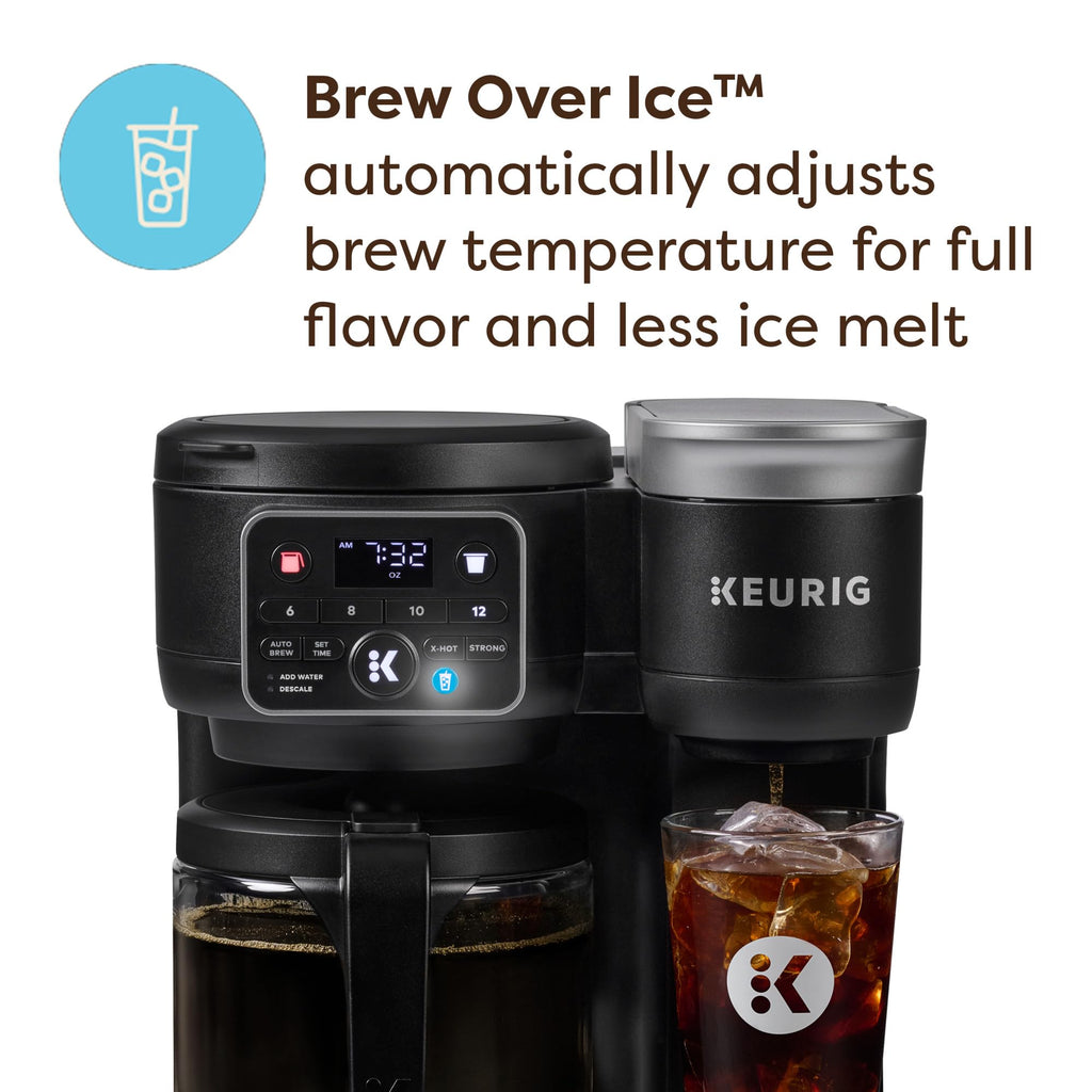 Keurig K-Duo Hot & Iced Single Serve & Carafe Coffee Maker, MultiStream Technology, 72oz Reservoir (Gen 2)