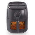 Dash 2.6QT Infrared Small Analog Air Fryer - Compact Mini Air Fryer with Ceramic Nonstick Coating, Viewing Window, Easy Dial Controls & Cool-Touch Handle - Dishwasher Safe Parts